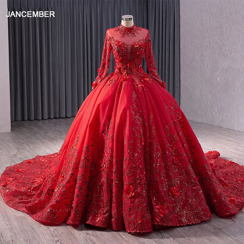 Embroidery Gorgeous Bridal Ball Gown Rsm231084b-1