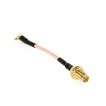 Extension Cable RG316 Right Angle MMCX Male 90 degree to MMCX Female 10cm 20cm