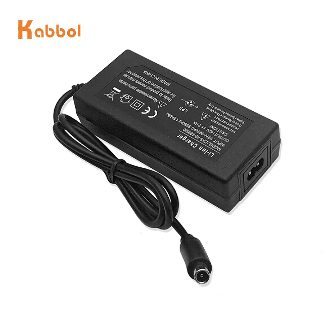 Kabbol電動自転車AC充電器電源アダプター48V 1.8A-2.0A 3Aバッテリー