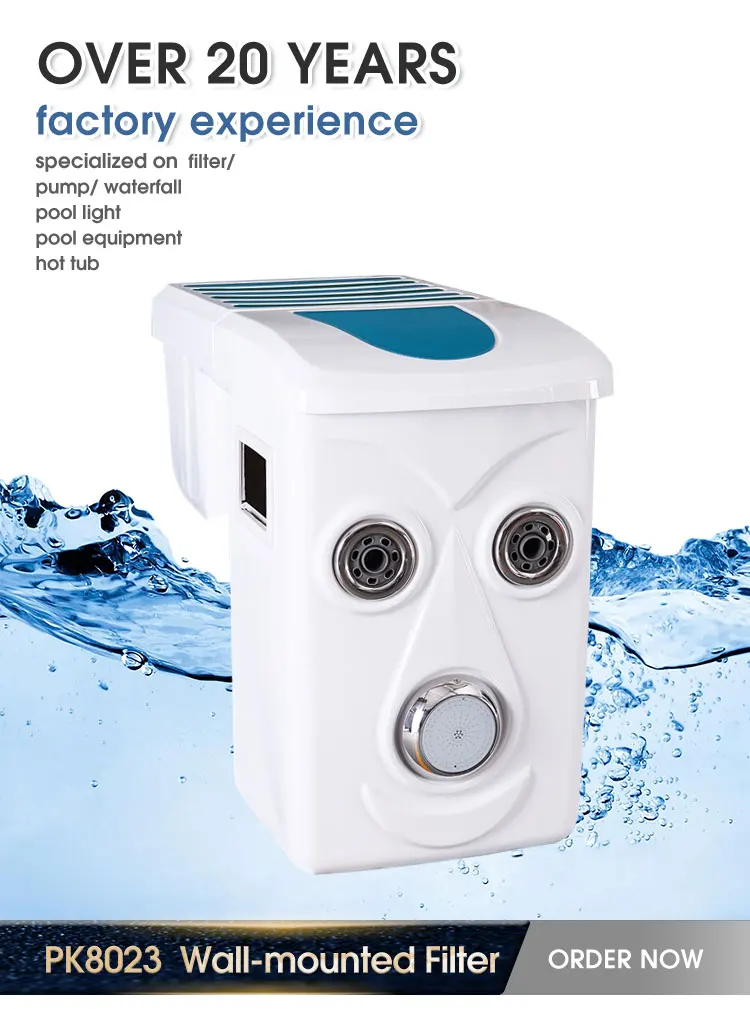 Fiberglass Hung Integrated Filtration Swimming Pool Filter