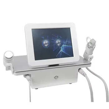 Portable 2 in 1 RF Vacuum Cold Hammer Facial Rejuvenation Machine EU Acne Treatment Stretch Mark Removal Body Firming Desktop