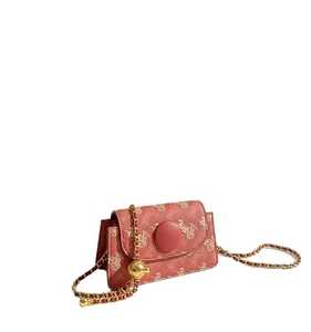 Chain Bag-Unisex Crossbody Bag 2026 New Design-Winter Autumn Vintage Sophisticated and Versatile Commuting Messenger Bag