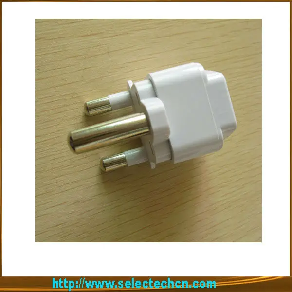 3 Pin Universal Uk/us/eu/au to Small South Africa Plug India Travel Converter Adaptor Ac Power Multi Outlet Adapter Socket
