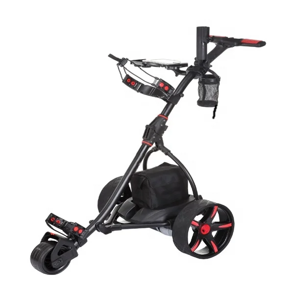 Factory Direct Golf Buggy Folding Storage Trolley Golf Cart Three Wheels Cart