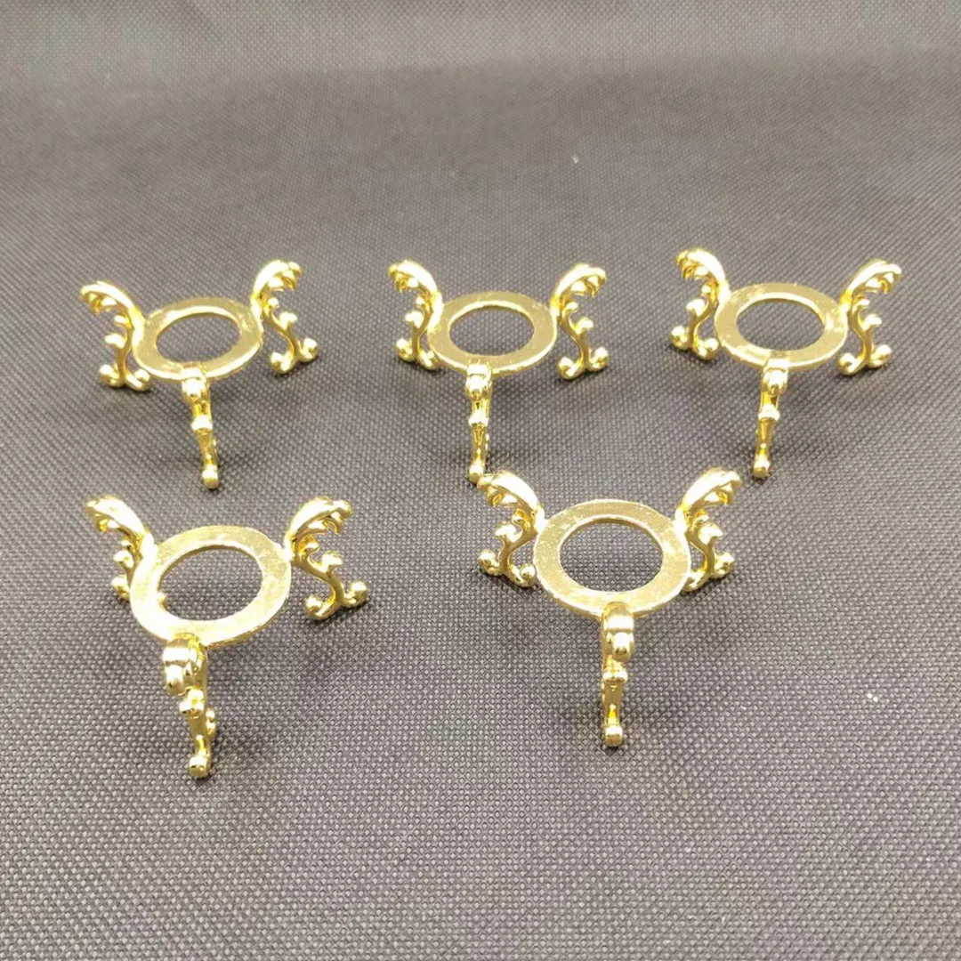 Golden Metal Display Stand Base Metal Crystal Ball Sphere Ball Base