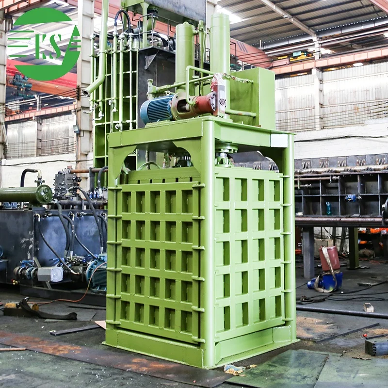 Keshang Hydraulic YJ-100T Stainless Steel Wire Copper Scrap Vertical Metla Baler 1050*700*1000mm