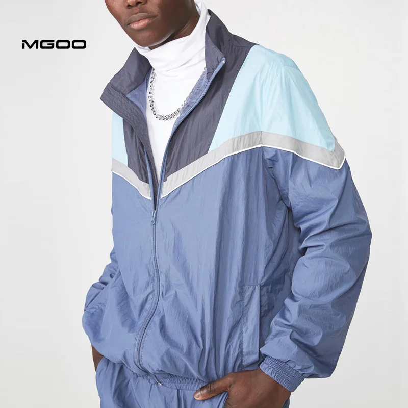 さらに100円引き◆MARITHE◆COLOR BLOCK NYLON JACKET H74d0bdb62f3f4326a33bd481435ba