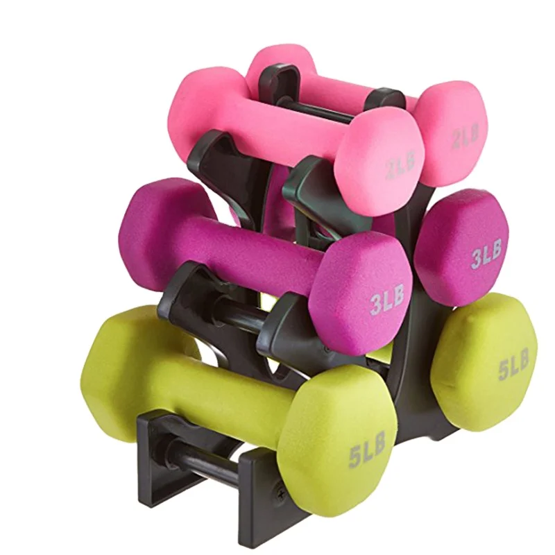 Fitness Equipment Neoprene/Vinyl Used Dumbbell Rack for Sale