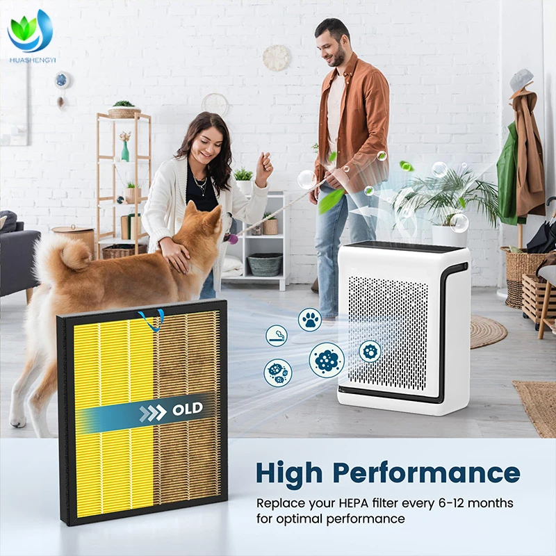 Custom Replacement H13 H14 Eco-Friendly Reusable HEPA Filter Replacement for Vital 100 Air Purifier Home Use