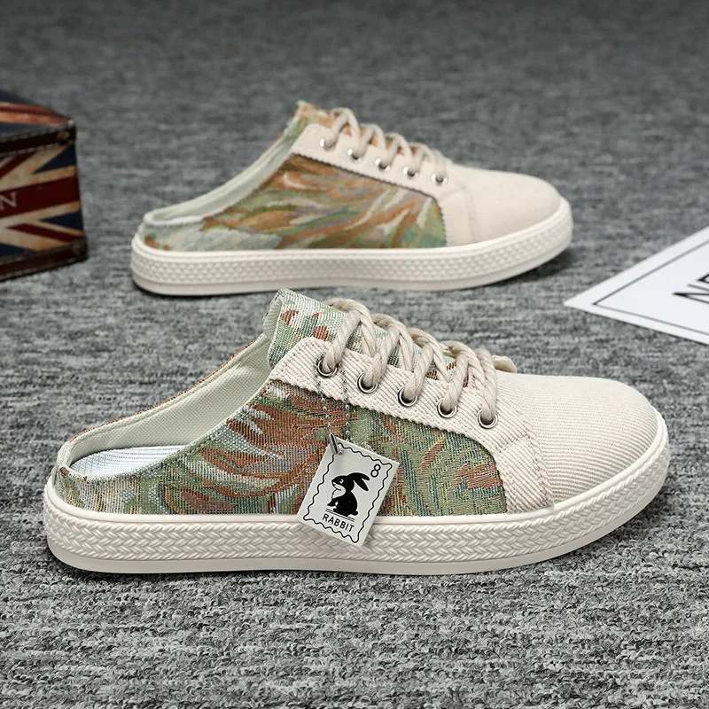 Sapatos de Lona Versátil Para o Verão Tendência Respirável E