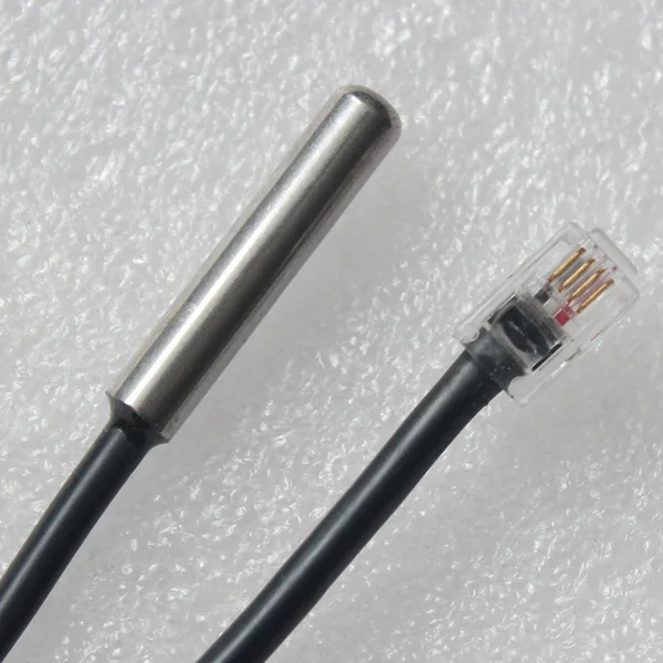 1 Wire  RJ11 4P4C DS18B20 Waterproof Temperature Sensor