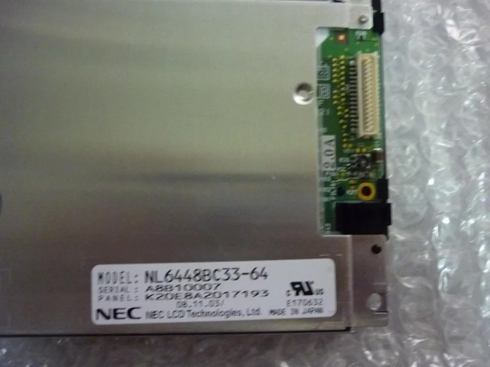 NEC LCD 10.4 Inches Display NL6448BC33-64  Chinese Embroidery Machines Dahao Control Panel Spare Parts