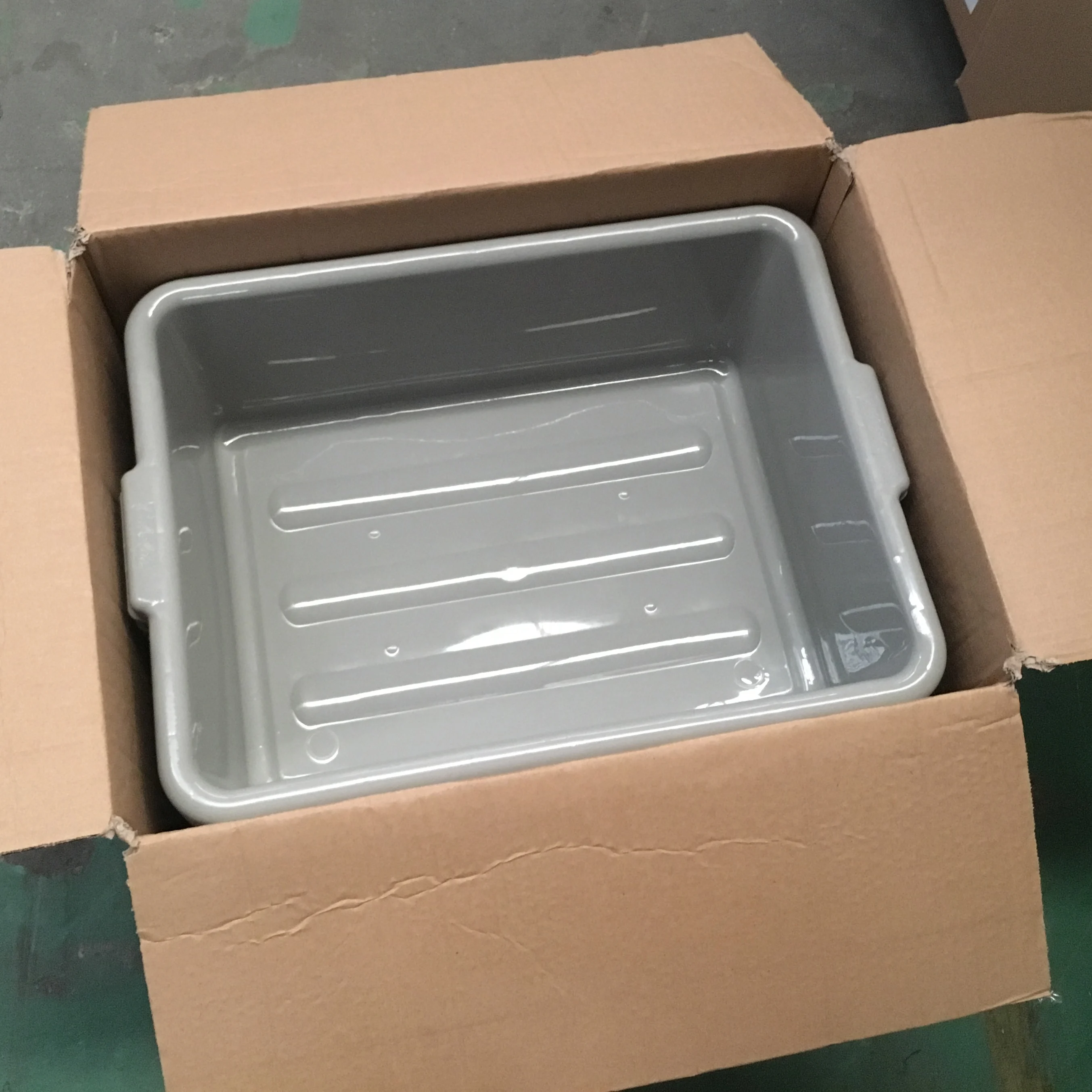 Restaurant kitchen storage container utility box bus tub box bus plastic details