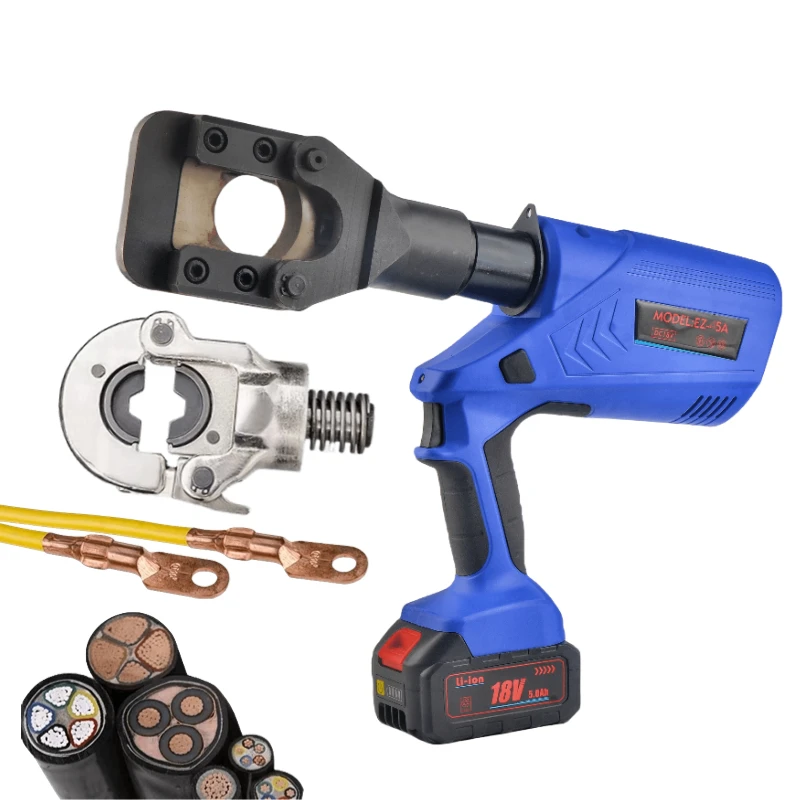 Two-in-One Battery Hydraulic Cable Scissor Crimping Tools 40mm