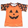 Pumpkin Face Halloween Raglan Shirt