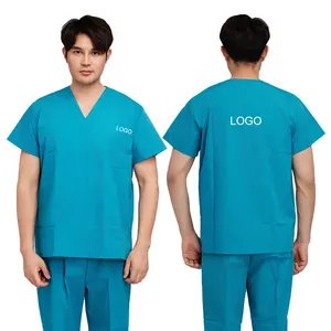 Wholesale Custom Hospital Doctors Scrub Sets Men Women Medical Uniforms Nurse Scrubs Suits Workwear