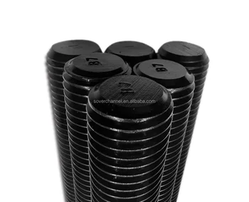 Source Factory B7 Black Carbon Steel Studs Thread bar for Oil Electric Marine Use