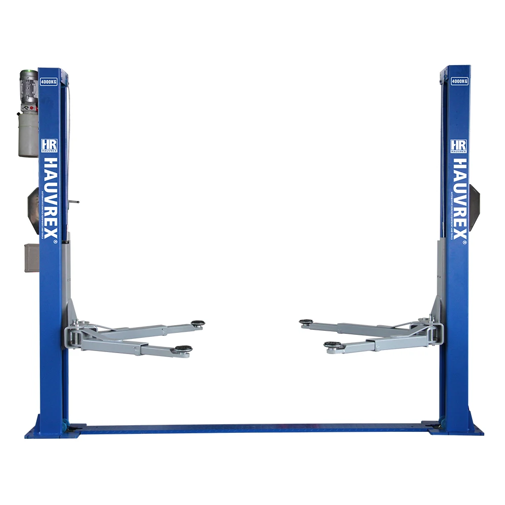 HTL2840 Hauvrex Ascensor Automtico De 4 Toneladas Tipo Piso De 2 Columnas Con Solenoid Lock Release Para Coche