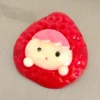 bambino colorato alla fragola