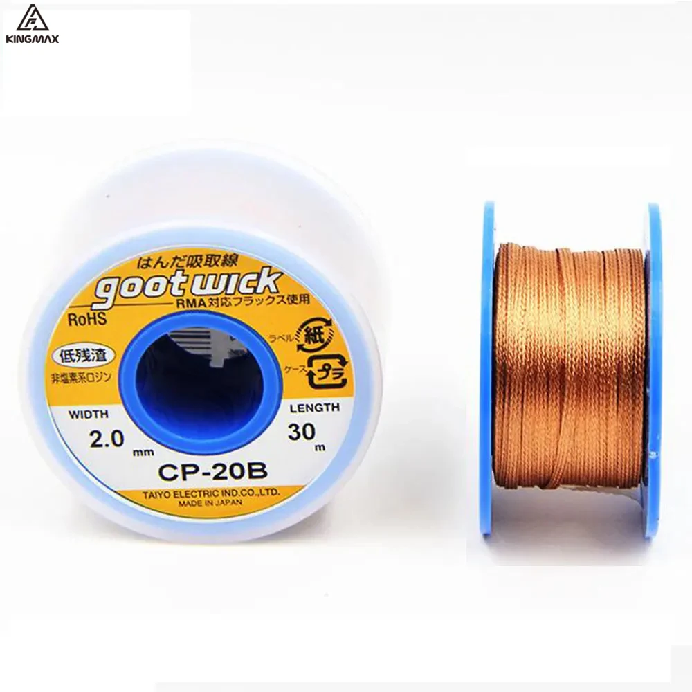 Treccia Dissaldante Goot Wick CP-2515 Da 2,5mm – Ottima Per Riparazioni Elettroniche - Foto 3