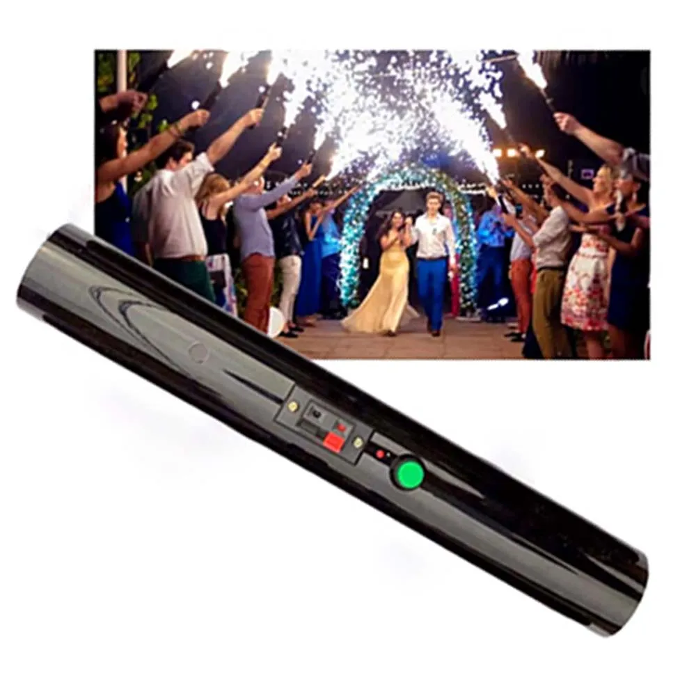 Firing System Handheld Cold Fountain Fireworks Pyro Wedding Machine FT008 Fountain Sparkler Gun Shooter Hand Held Stage