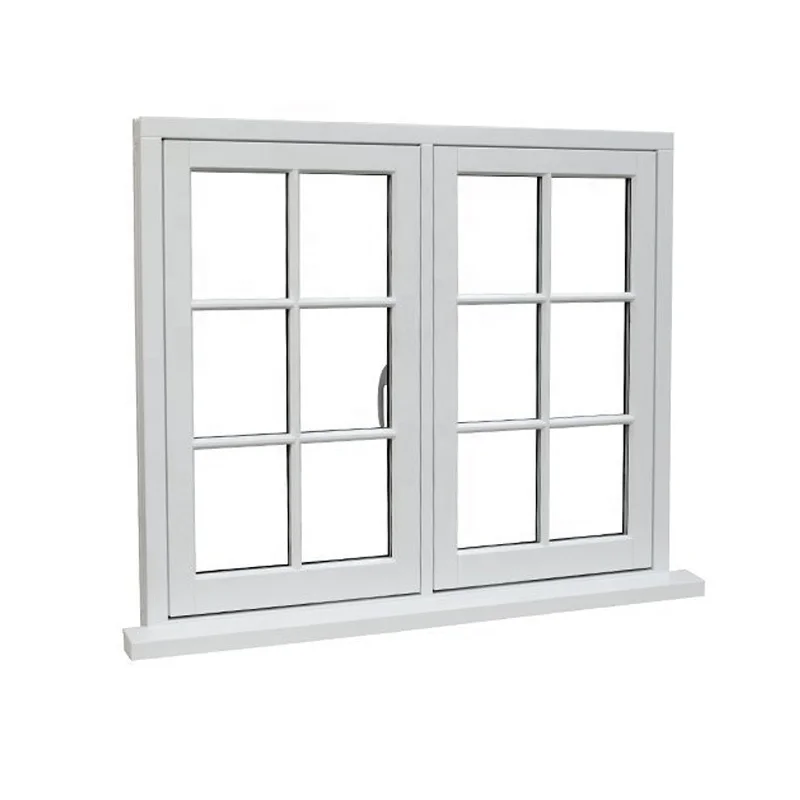 TOP WINDOW Pvc Windows and Doors Sliding Window with Inside Grill