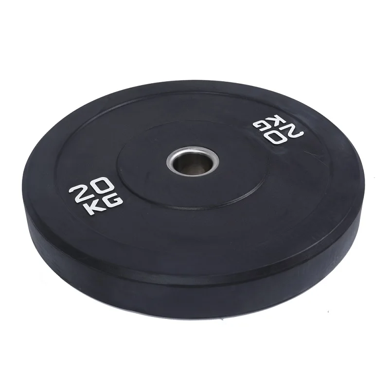 Competitive Workout Gym Weightlifting Plate Set 15kg 50kg Rubber Bumper Discs 20kg Iron Weight Discs Barbell Plate Bumper Weight