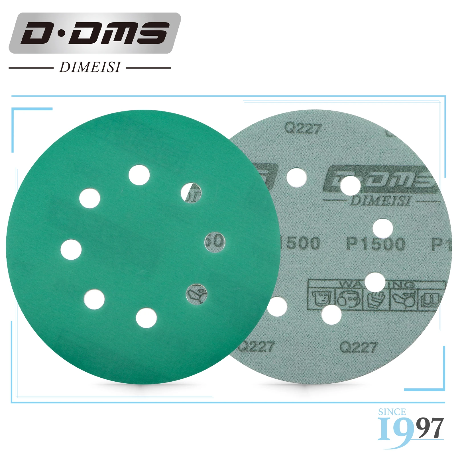 D DMS DIMEISI Q227 Customized New Product 125mm Automotive and Woodworking Abrasive Sanding Discs