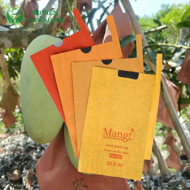 Le sac de protection de sacs de culture de fruits de mangue blanche en papier pousse des fruits