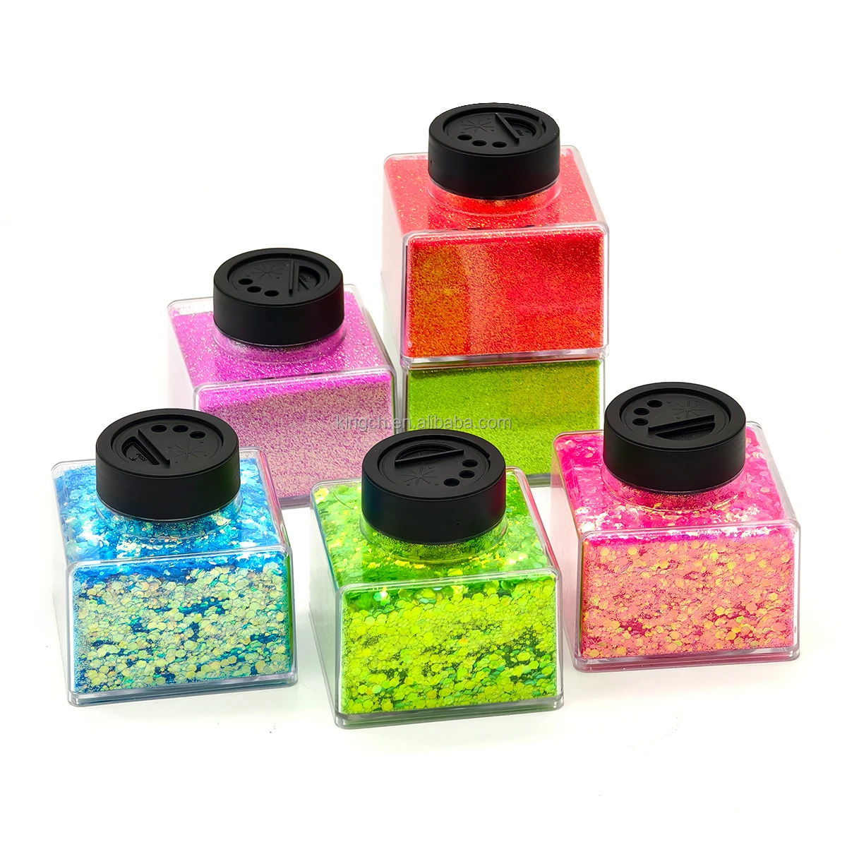 Popular New 2oz shaker Bulk Mixed Chunky Glitter Fine bottle shaker glitter