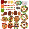 Hedgehog owl wreath 2