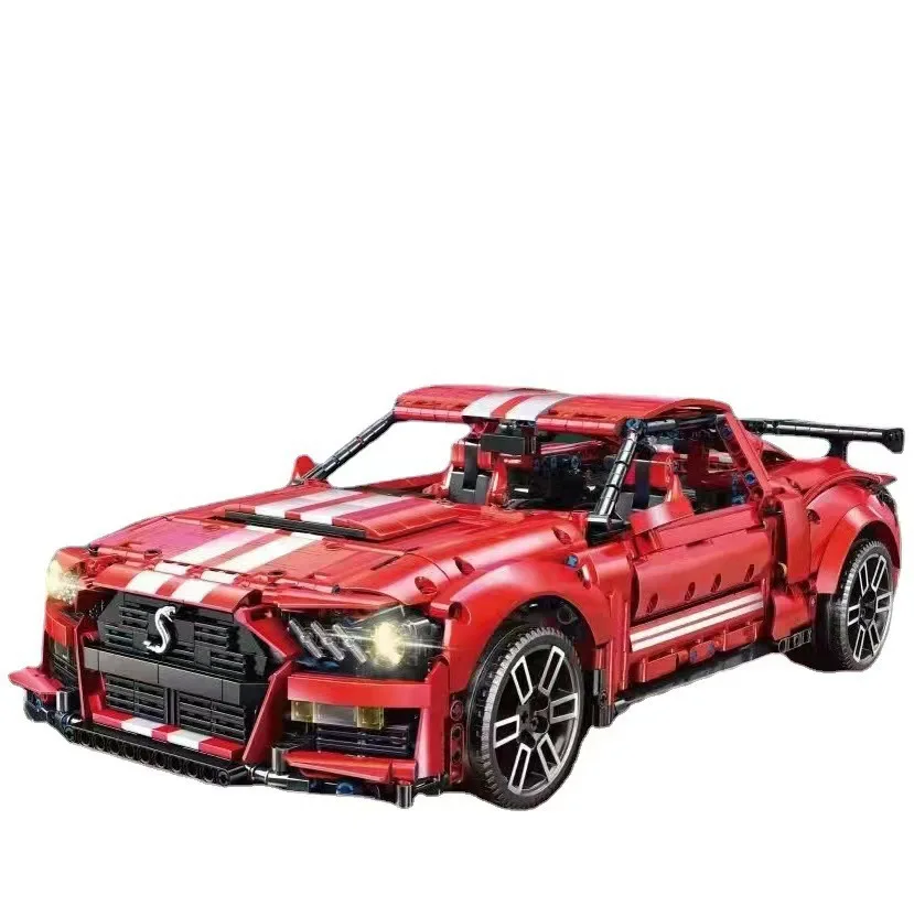 GT500 Super Fast Racing Car T5017 1:10 Scale Model Building Blocks Bricks  Technical Set Furious Toys| Alibaba.com