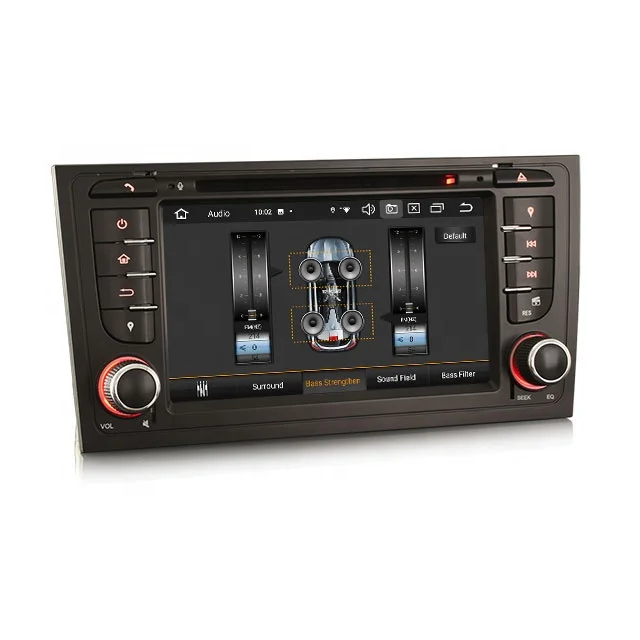 Erisin ES8506A IPS Android 13 DAB Autoradio GPS Wireless CarPlay Car DVD SWC DTV DSP for Audi A6 S6 RS6 Audi Allroad Stereo