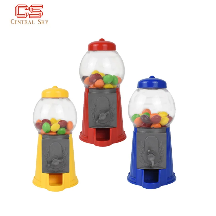 Торговый автомат для конфет, игрушка с круглыми маленькими конфетами, мини диспенсер для жевательных шариков, игрушка, сладкие конфеты для детей