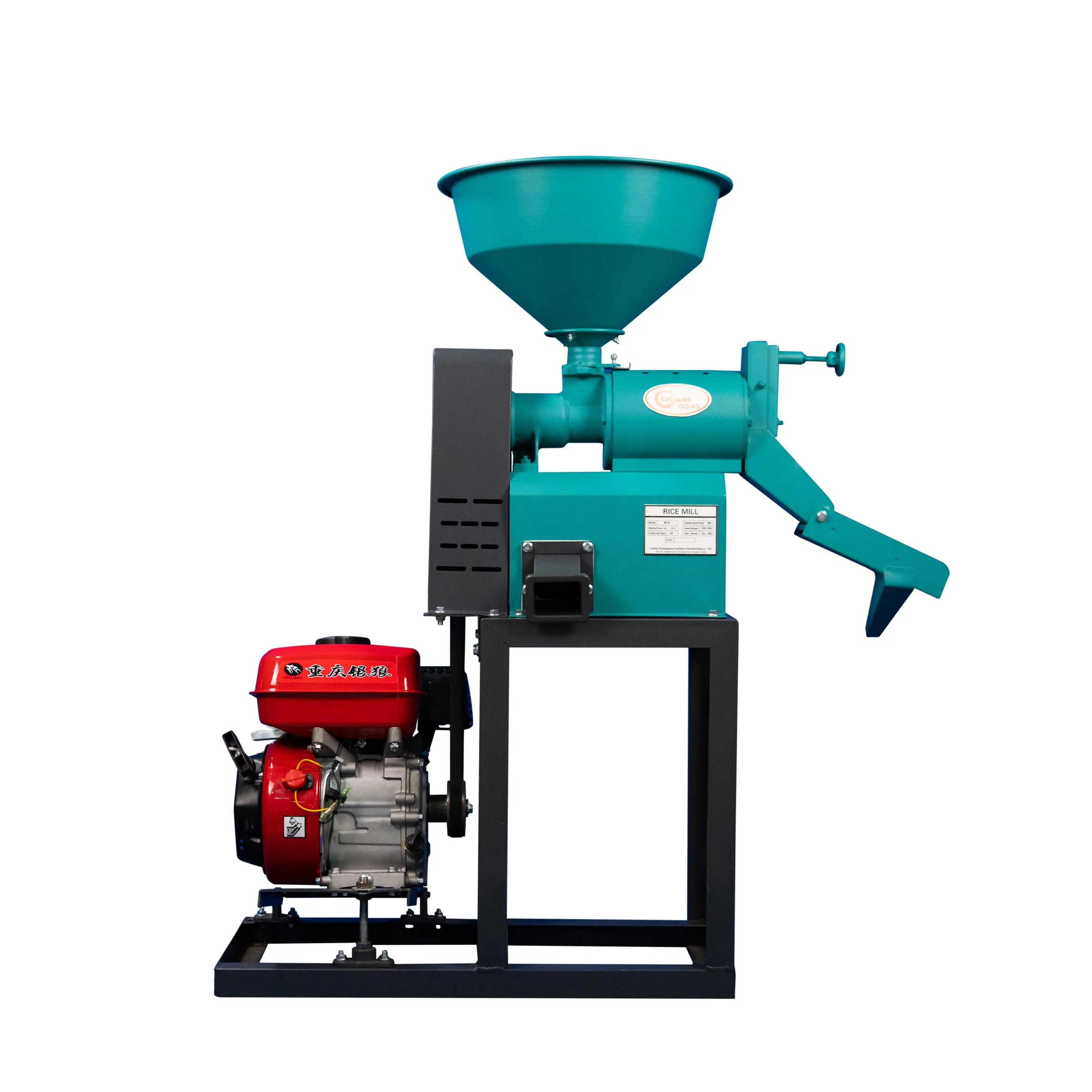 Chuanggong 6N40 Mini Rice Mill with Gasoline Engine in India| Alibaba.com