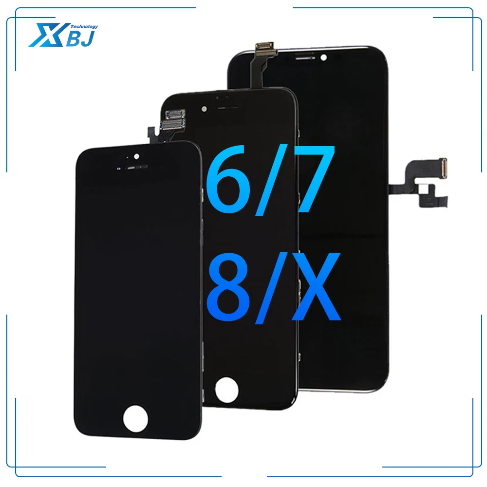 ЖК-дисплей 5 дюйма для iPhone 7 Plus с сенсорным экраном и дигитайзером в сборе замена без битых пикселей