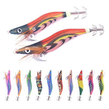 12g 14g Shrimp Jigging Fishing Lure Hard Plastic Squid Jig Saltwater Sinking Squid Jig – Metal Jig – view 2