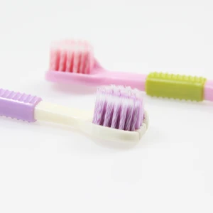 Trending Product Adult 3 Sided Toothbrush Modern Colors Customized Professional Factory 3 Heads Teeth Brush