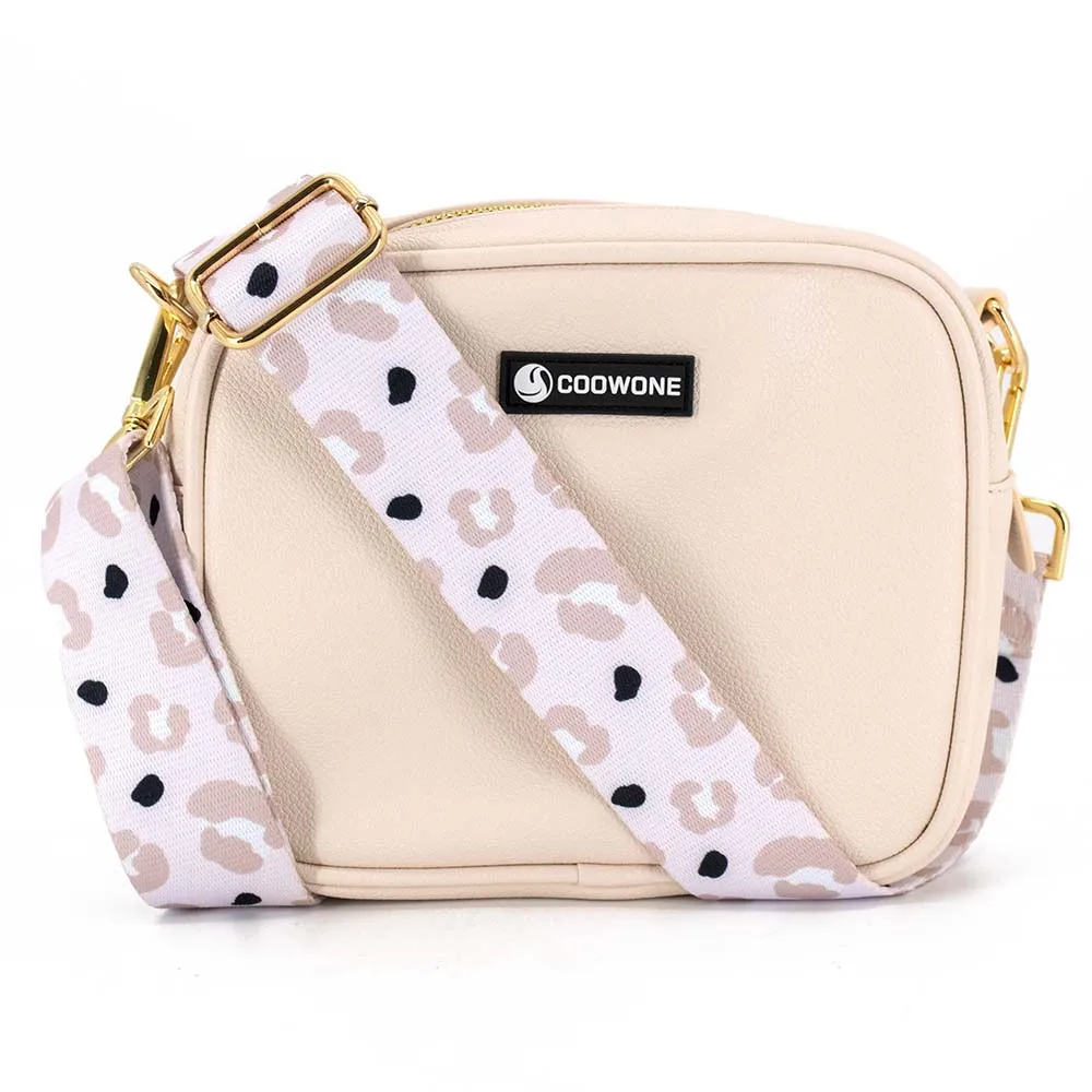 Leather Dog Walking Bag Crossbody With Poop Bag Dispenser Customize