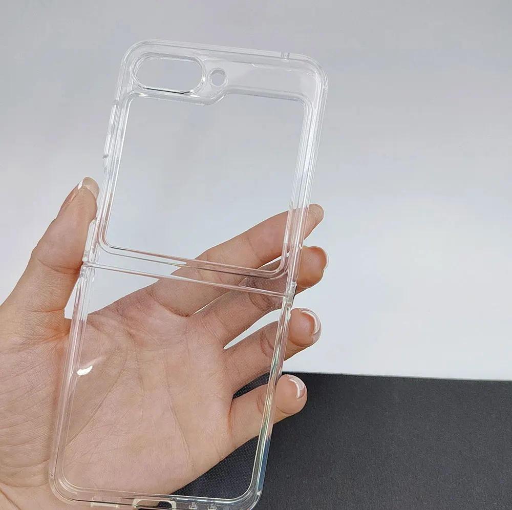 Transparent Phone Case For Samsung Galaxy Z Flip5 Flip4 Flip3 5G Flip High Quality Fold Clear Mobile Cases SJK125 Laudtec supplier