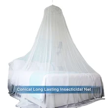 Double Bed Size Round Treated Mosquito Nets Long Lasting Insecticidal LLINs Portable and Foldable for Home & Outdoor Use