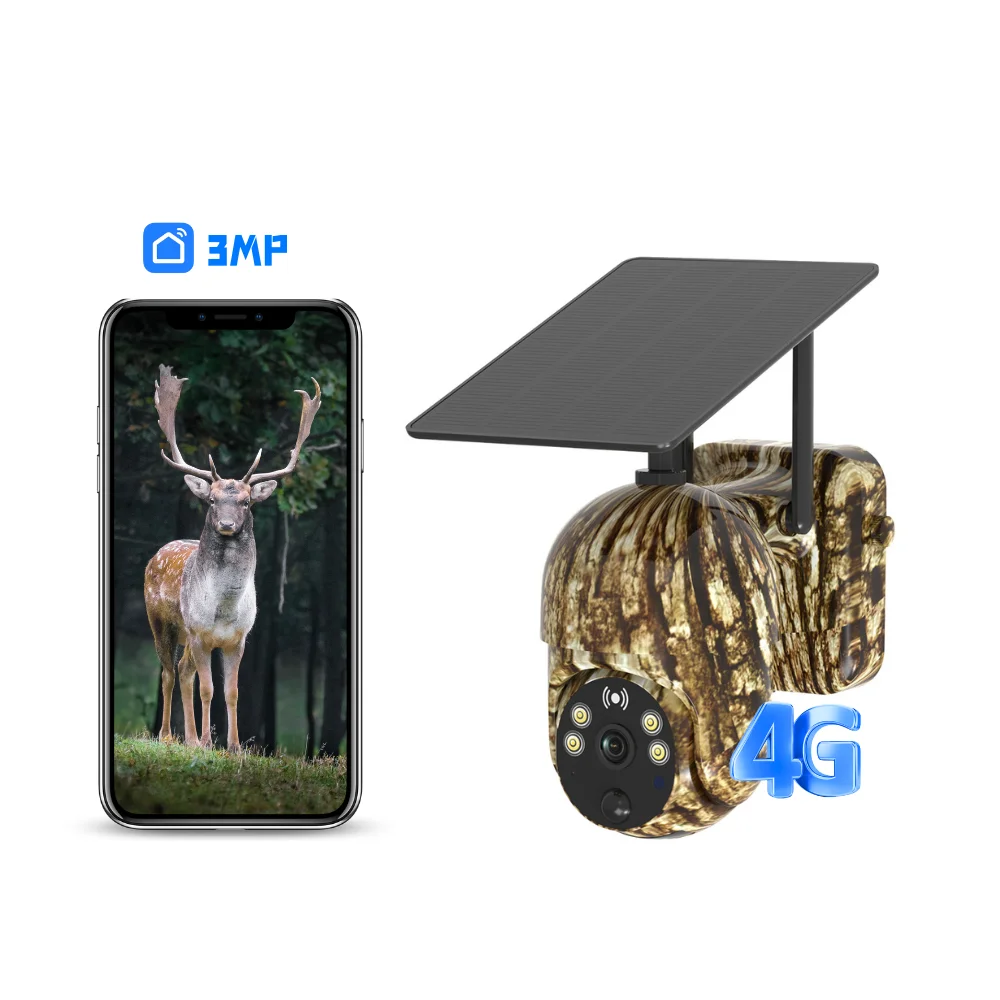 Tuya EU-4G Wildlife Camera Trap Hidden Trail Hunting 360 Degree