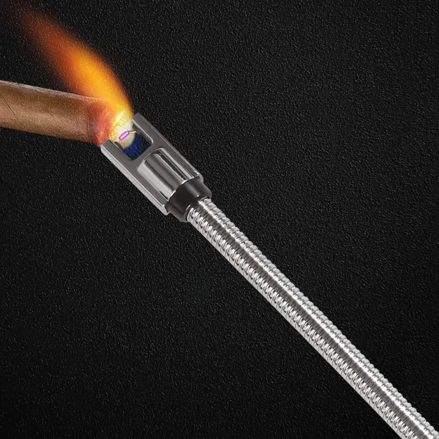 Luxury Electric Candle Lighter with LED Display Fast Charging Rechargeable Executive Gift for Boss or Client