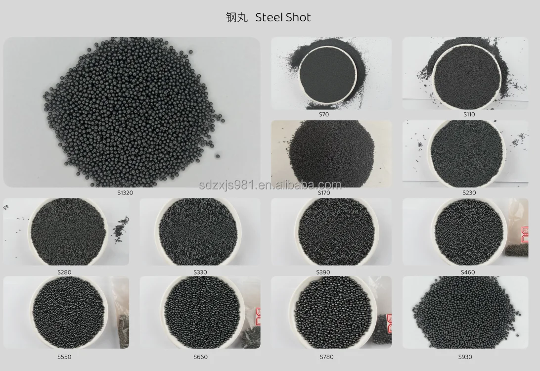 Alloy Steel Shot Customizable Sizing Sample Sae S330 Blast Media For