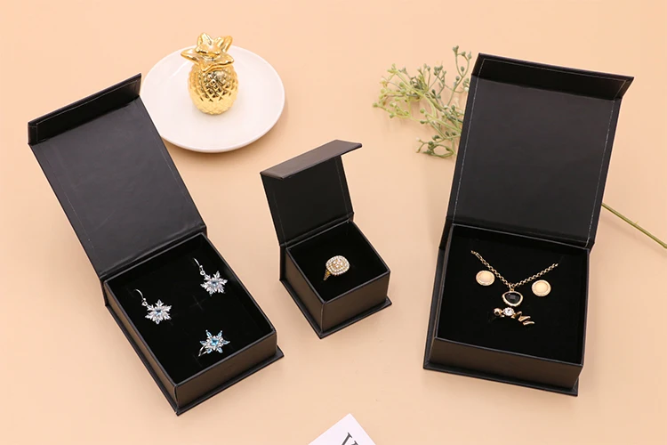 Wholesale Personalized Logo Cardboard Paper Set Boxes Ring Necklace ...