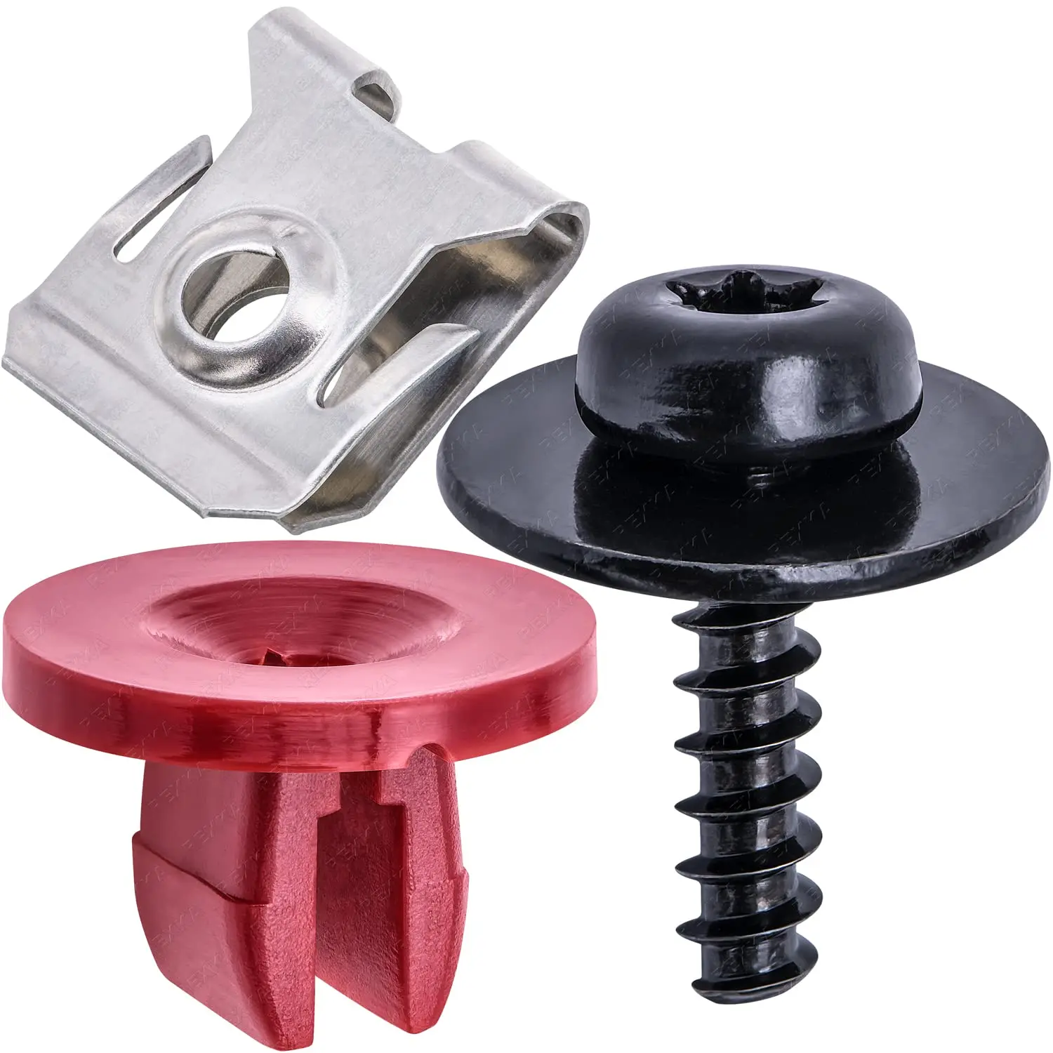 10 Sets T30 Engine Splash Shield Guard Underframe Cover Screws Bolt Nut Clip Kit