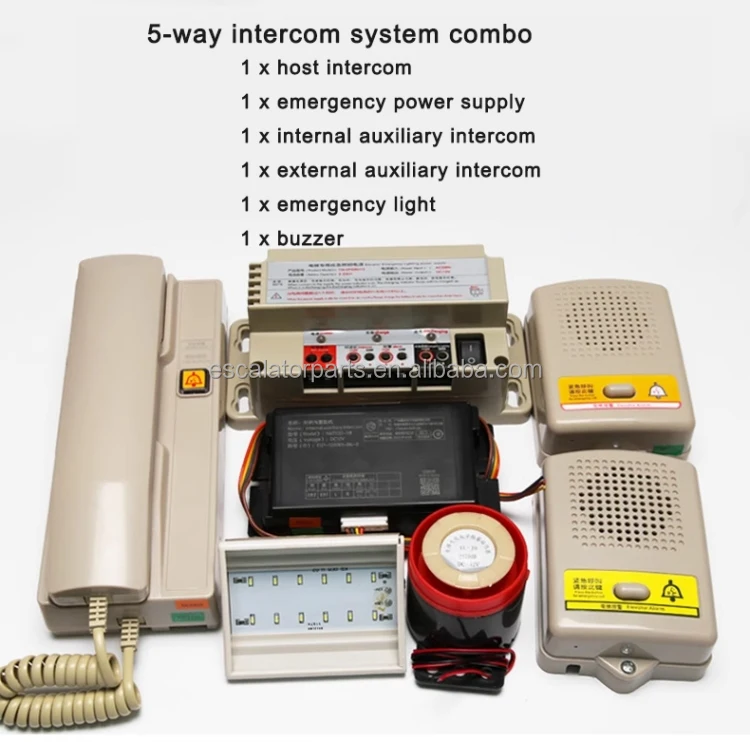Nbtnkt Elevator 3/5-way Intercom System