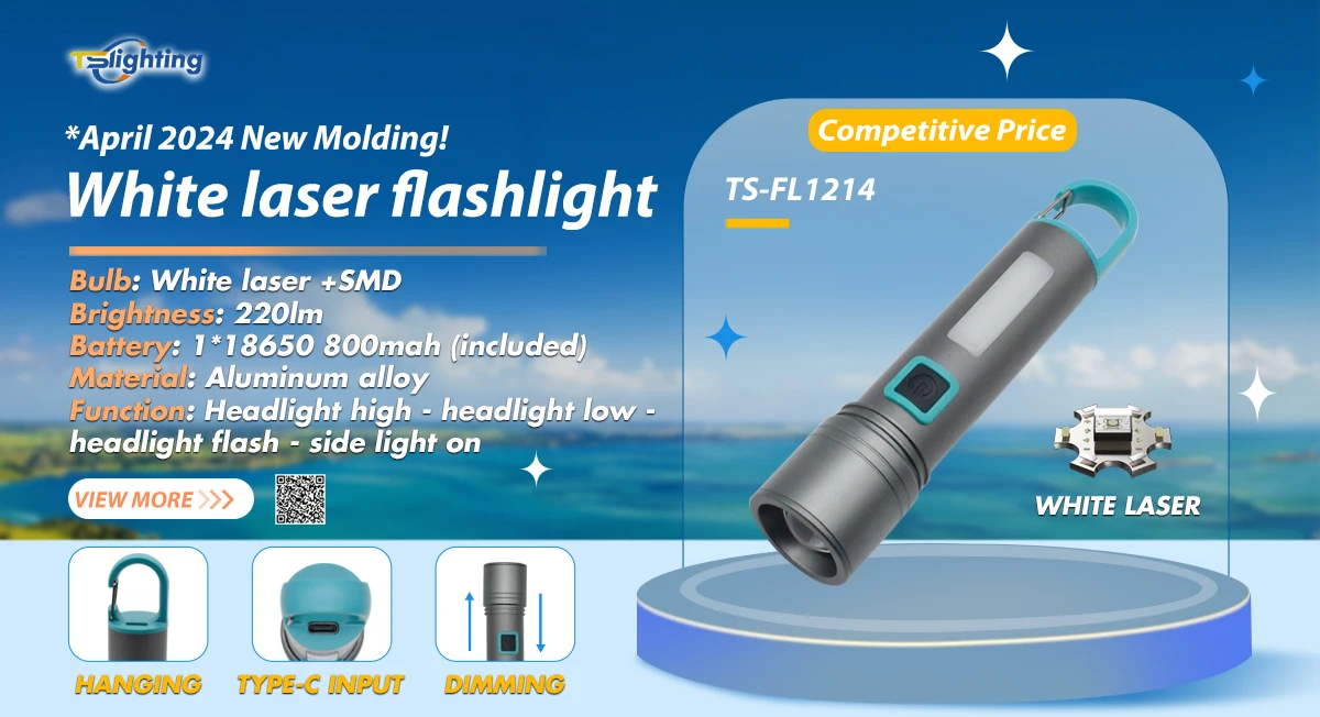 White Laser Competitive Price Portable Torches Long Range Powerful Mini Rechargeable Flashlight Hunting Outdoor Flashlight details