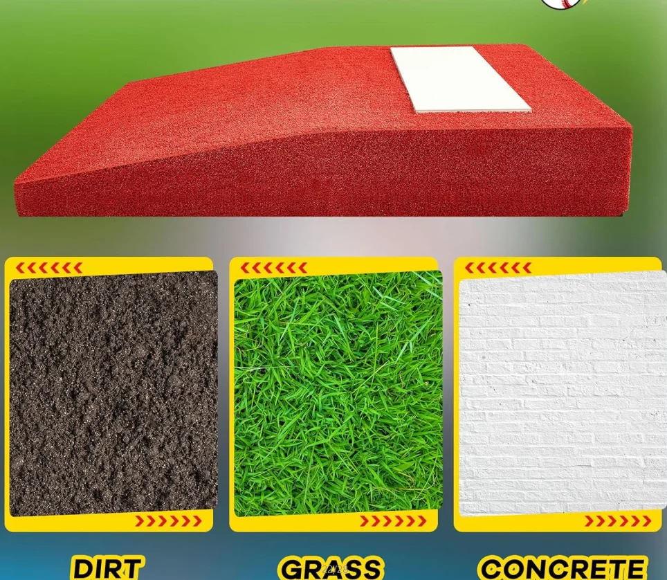Portable Baseball Pitching Mound Softball Pitchers Mound With