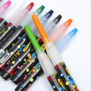 Недорогие нетоксичные моющиеся мелки для мелков 12 красочных художественных принадлежностей